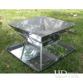 Foldable large size Stainless steel barbecue stove UD16088